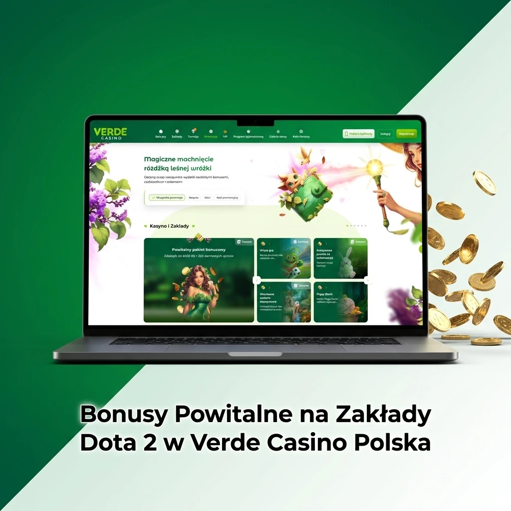 Bonus powitalny Verde Casino Polska do 5000 PLN i 220 spinów na zakłady Dota 2