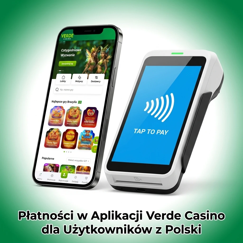 Metody płatności w aplikacji Verde Casino dla graczy z Polski: BLIK, Visa, Mastercard, Skrill i inne