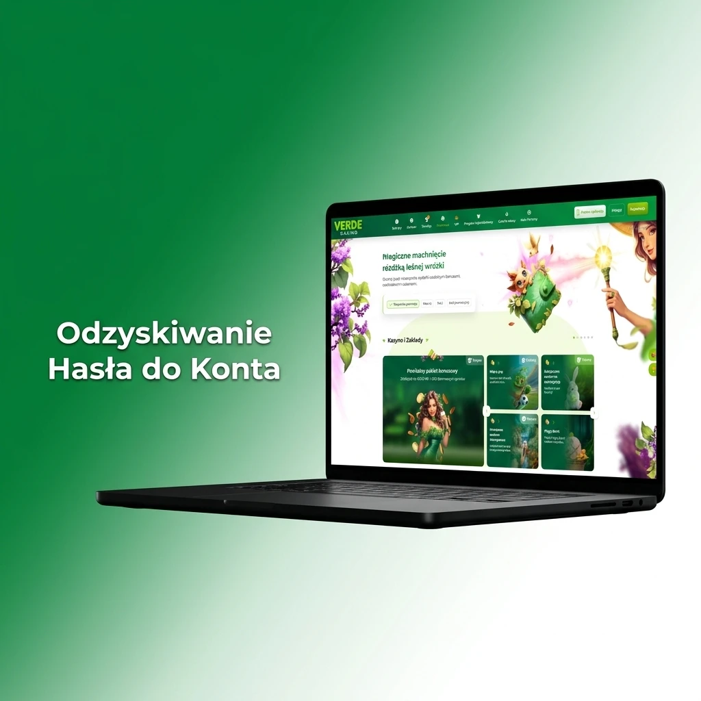 Proces odzyskiwania hasła do konta w Verde Casino krok po kroku przez e-mail lub SMS