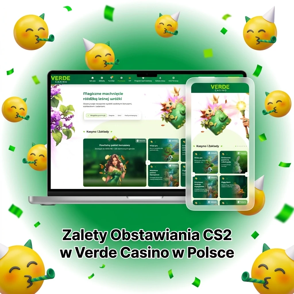 Zalety obstawiania CS2 w Verde Casino – bonusy, kursy i płatności dla polskich graczy