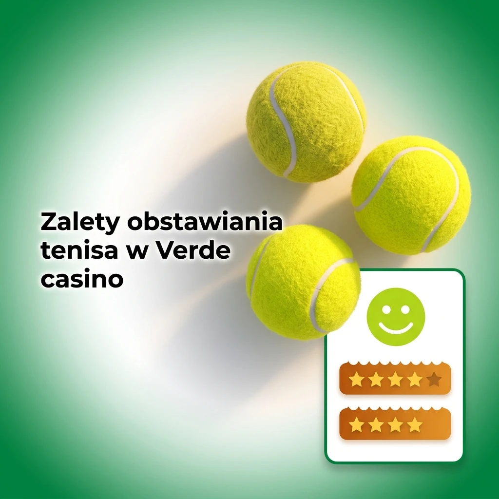 Zalety obstawiania tenisa w Verde Casino – rynki, kursy na żywo i polska licencja bukmacherska
