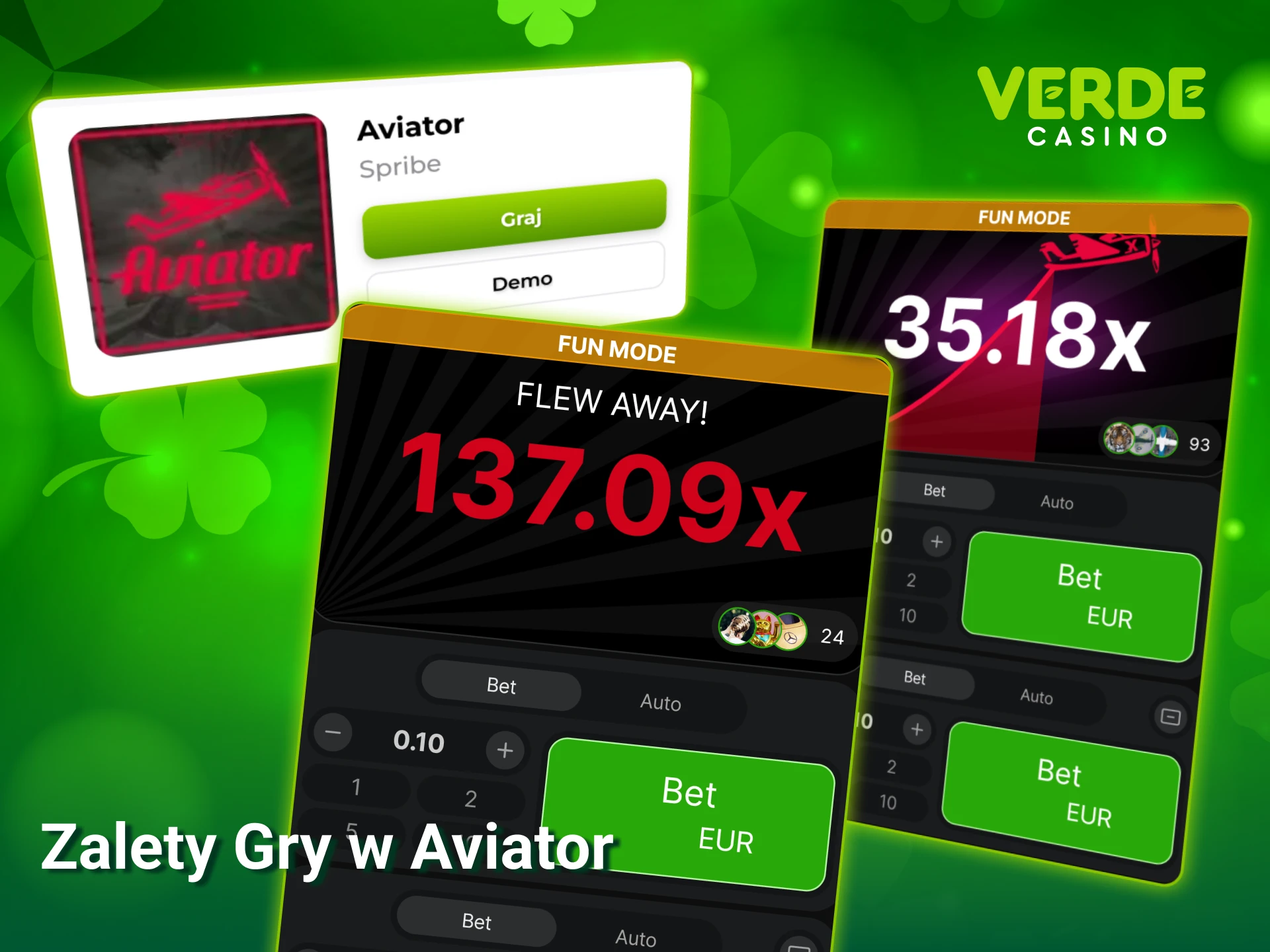 Odkryj liczne zalety Verde Casino i ciesz się najlepszą jakością rozgrywki w Aviator.