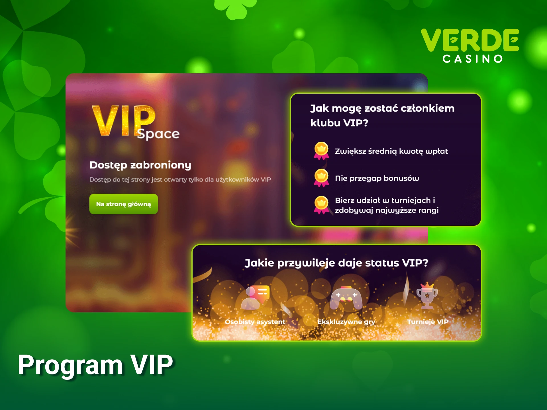 Dołącz do ekskluzywnego programu VIP Verde Casino i zyskaj wyjątkowe przywileje.