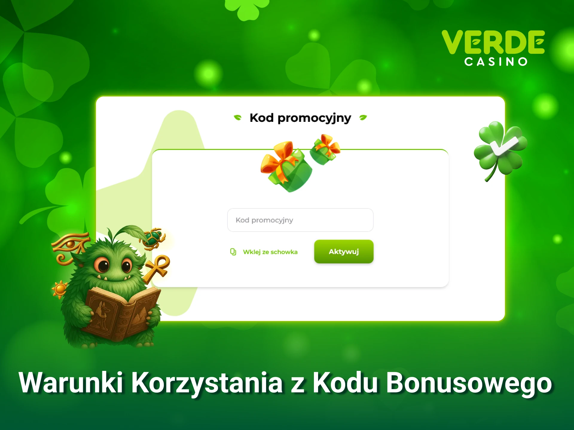 Skorzystaj z kodu promocyjnego Verde Casino i poznaj aktualne zasady odbierania nagród w Polsce.